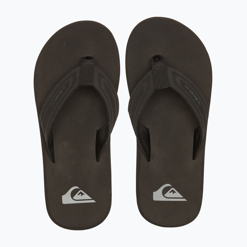 Infradito Quiksilver Monkey Wrench Core nero da uomo 12