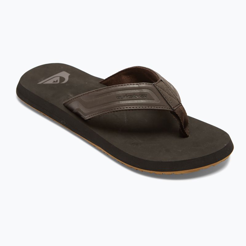 Infradito Quiksilver Monkey Wrench Core marrone per uomo 8