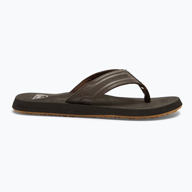 Infradito Quiksilver Monkey Wrench Core marrone per uomo 9