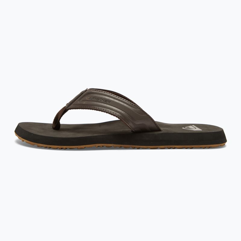 Infradito Quiksilver Monkey Wrench Core marrone per uomo 10