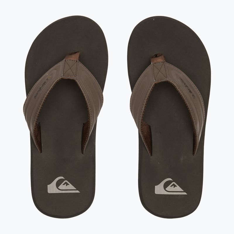 Infradito Quiksilver Monkey Wrench Core marrone per uomo 11