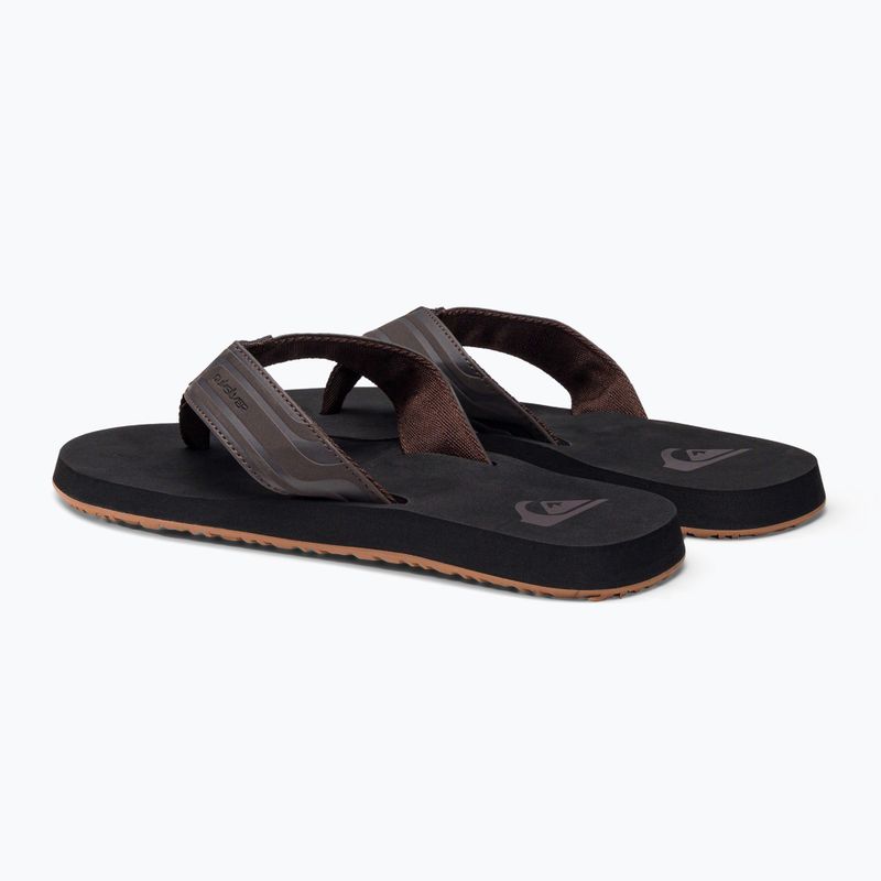 Infradito Quiksilver Monkey Wrench Core marrone per uomo 3
