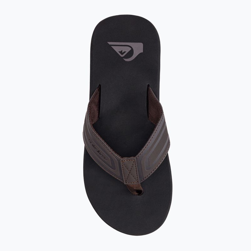 Infradito Quiksilver Monkey Wrench Core marrone per uomo 6
