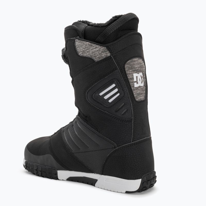 Scarponi da snowboard da uomo DC Judge nero/bianco 2