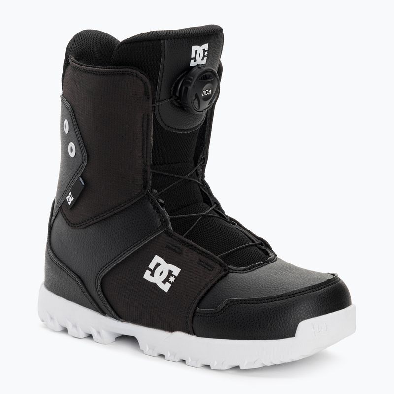 Scarponi da snowboard per bambini DC Youth Scout Jr nero/bianco