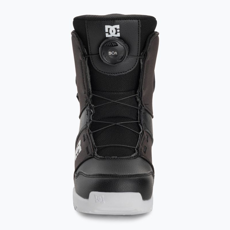 Scarponi da snowboard per bambini DC Youth Scout Jr nero/bianco 3