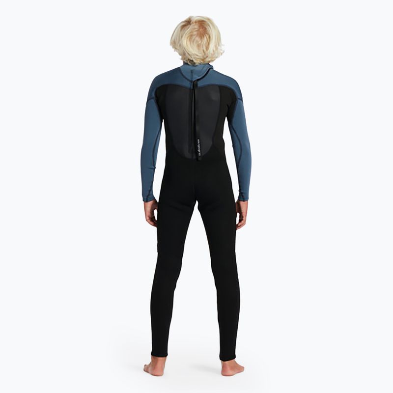 Quiksilver schiuma da nuoto per bambini 3/2 mm Prologue BZ nero/bering 2