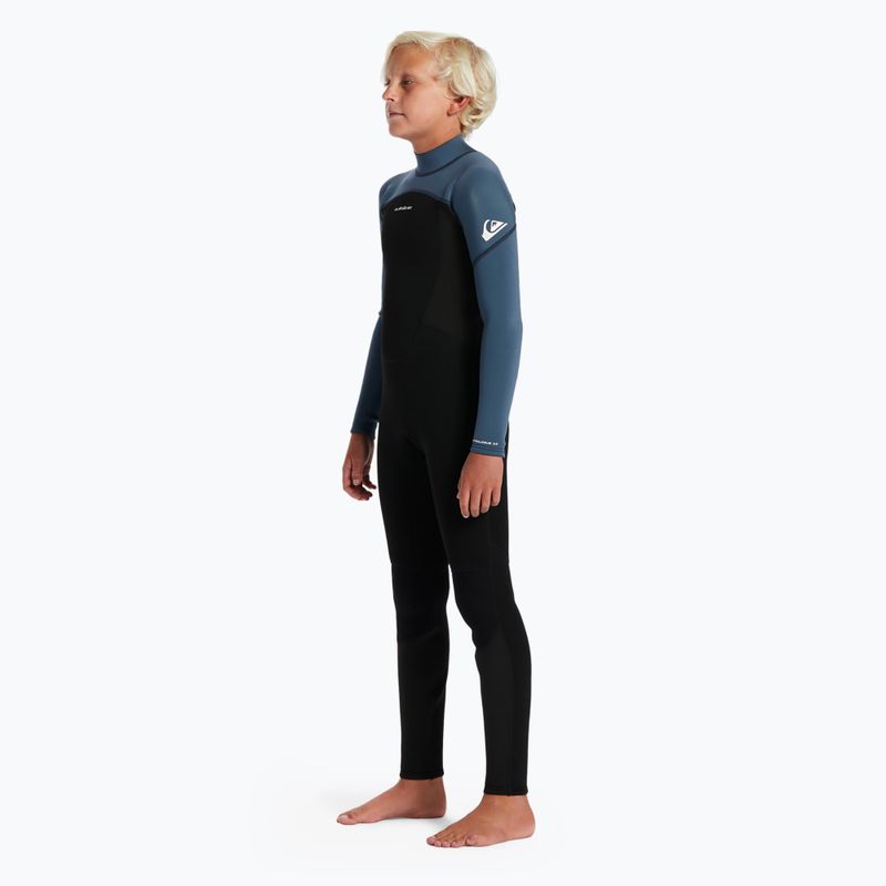 Quiksilver schiuma da nuoto per bambini 3/2 mm Prologue BZ nero/bering 3