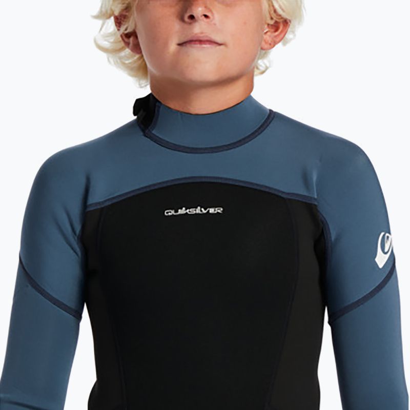 Quiksilver schiuma da nuoto per bambini 3/2 mm Prologue BZ nero/bering 4