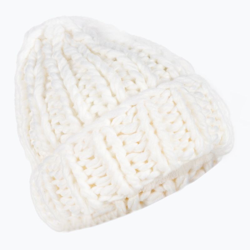 Berretto invernale da donna ROXY Chloe Kim Beanie bianco brillante