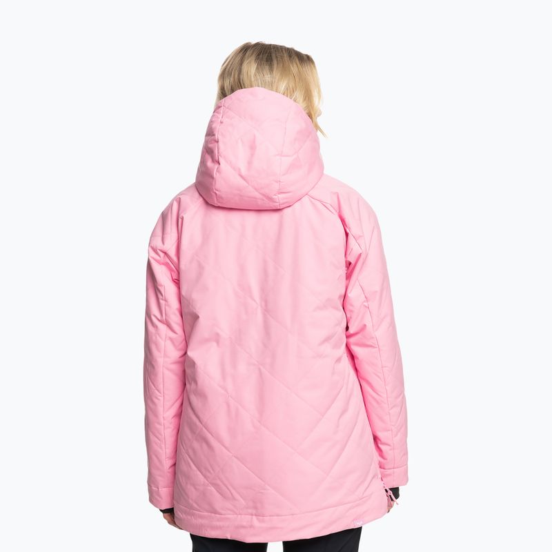 Giacca da snowboard da donna ROXY Radiant Lines Overhead rosa glassa 2