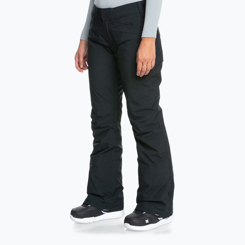 Pantaloni da snowboard da donna ROXY Backyard nero vero 2