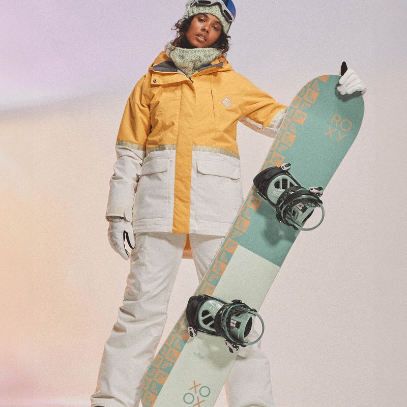 Giacca da snowboard donna ROXY Ritual sunset gold 13