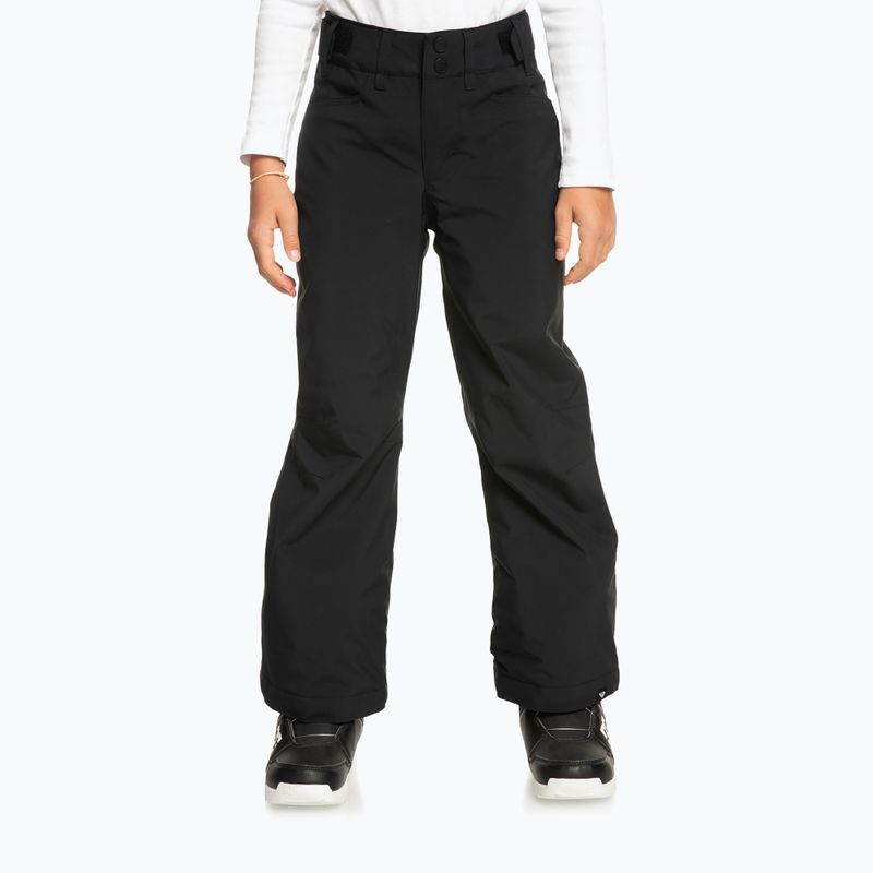 Pantaloni da snowboard per bambini ROXY Backyard Girl nero vero