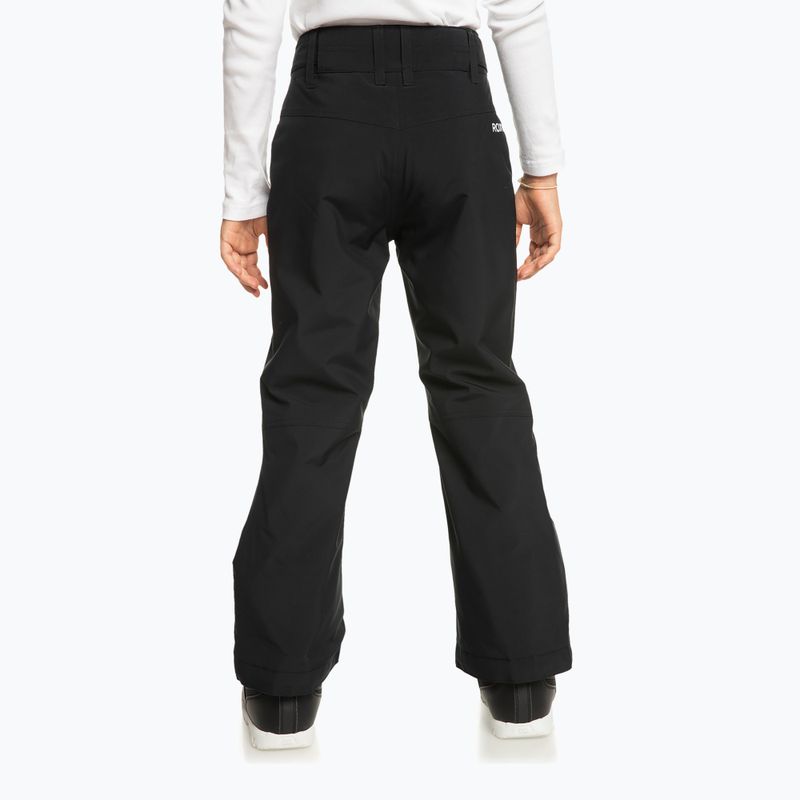 Pantaloni da snowboard per bambini ROXY Backyard Girl nero vero 3