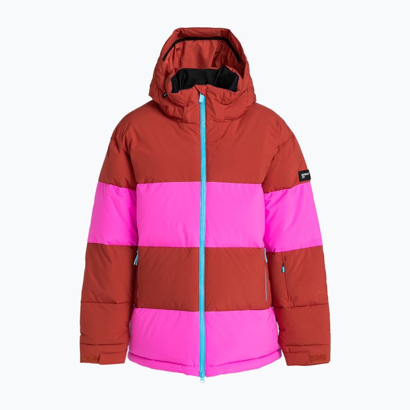 Giacca da snowboard donna ROXY X Rowley Block Puffer burnt henna 7