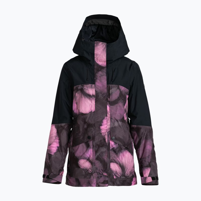 Giacca da snowboard donna ROXY Gore-Tex Glade Printed true black pansy pansy 6