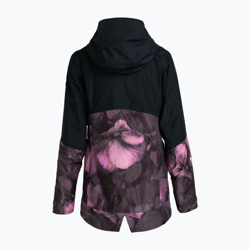Giacca da snowboard donna ROXY Gore-Tex Glade Printed true black pansy pansy 7