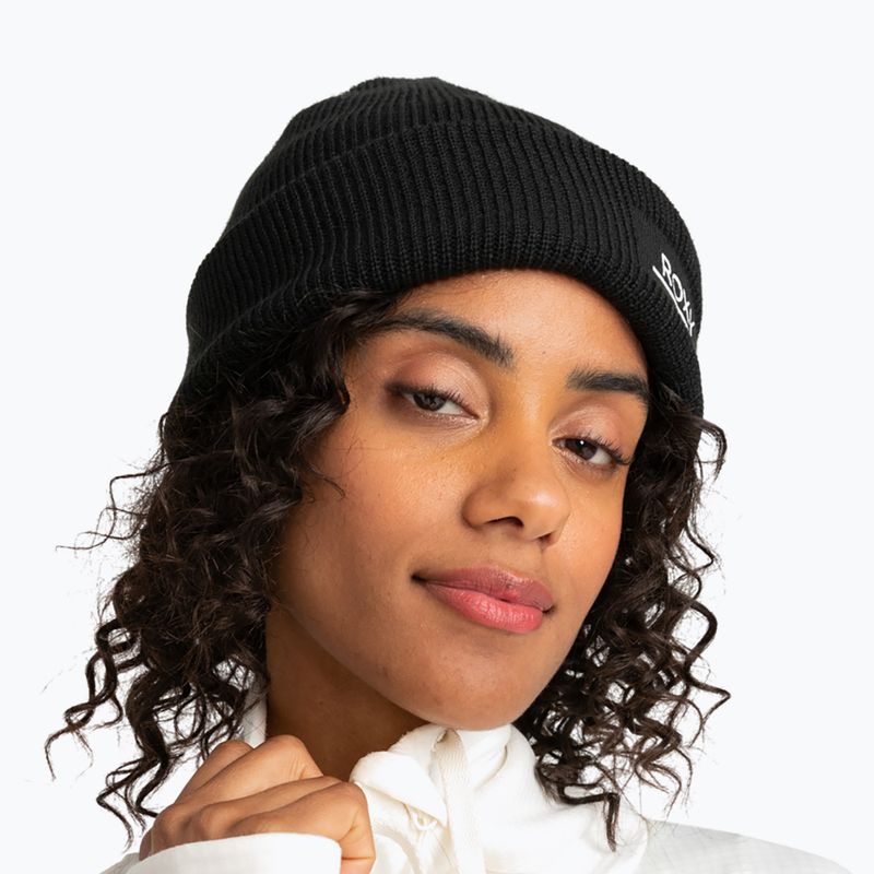 Berretto invernale da donna ROXY Folker Beanie nero vero 7