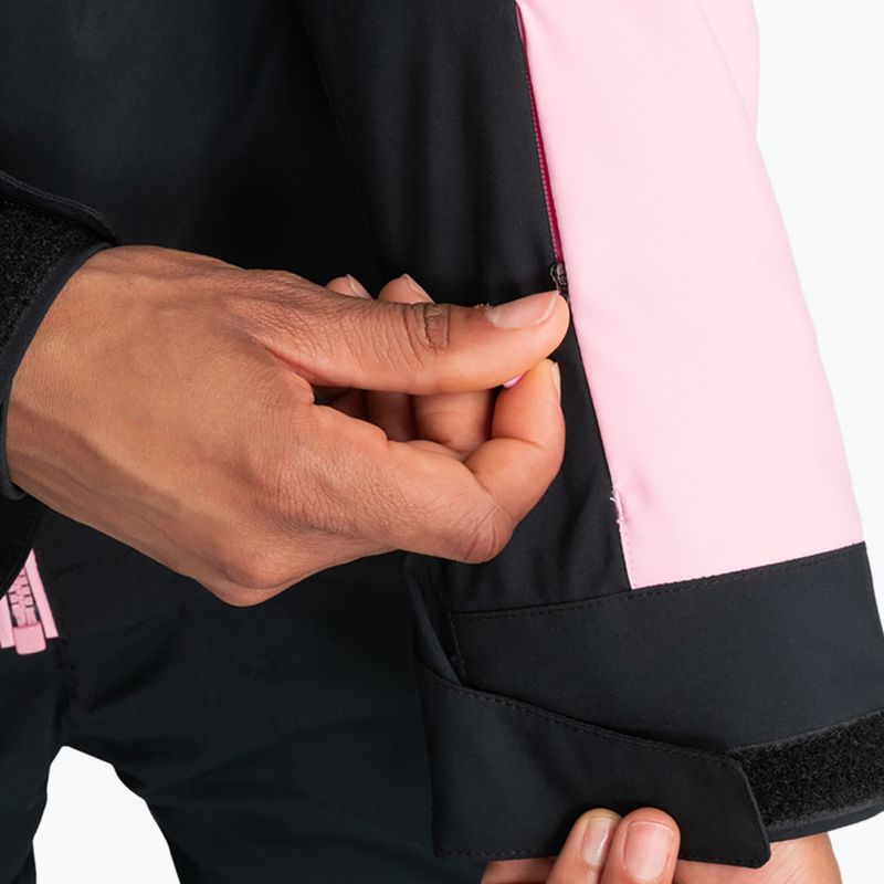 Giacca da snowboard donna ROXY Free Jet Block rosa glassa 4