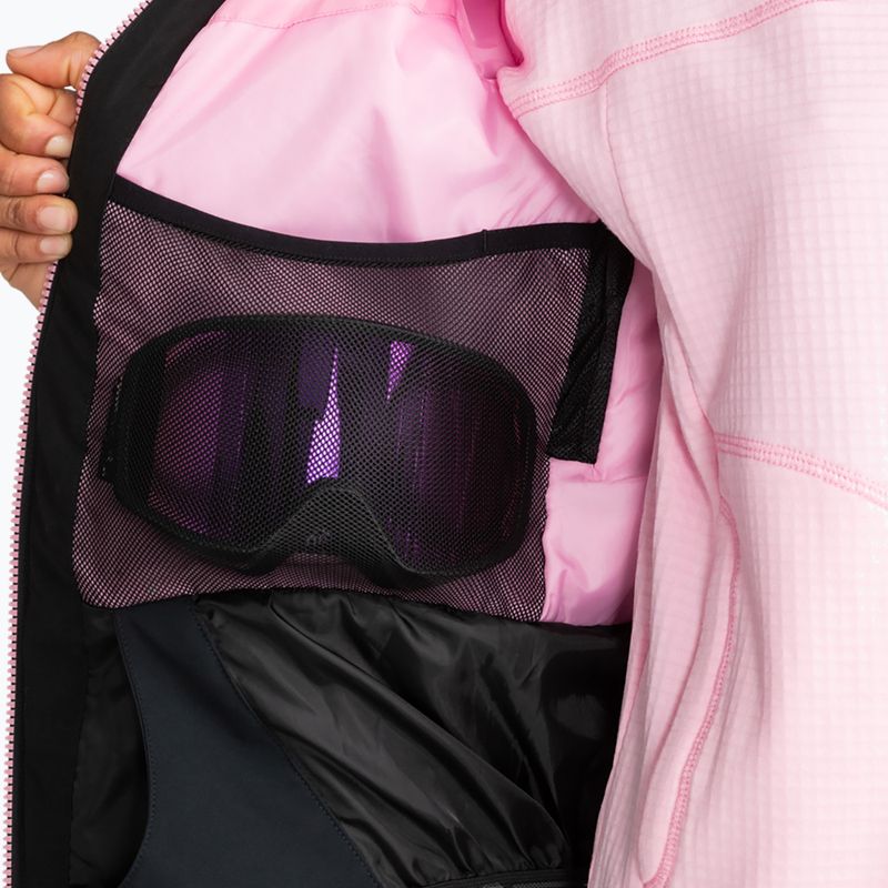 Giacca da snowboard donna ROXY Free Jet Block rosa glassa 5