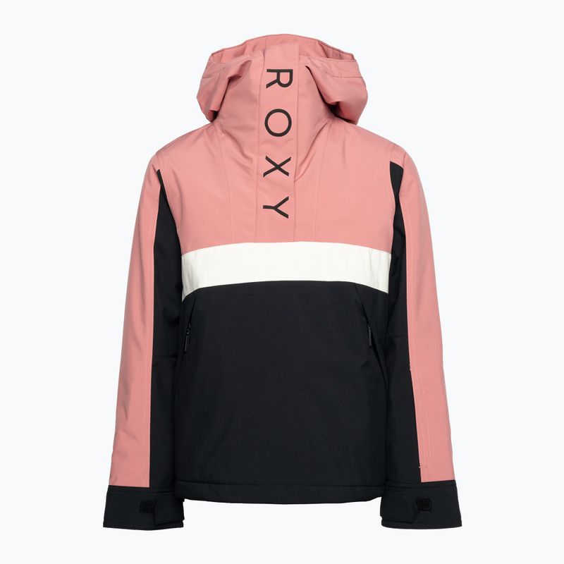 Giacca da snowboard per bambini ROXY Shelter Girl dusty rose 4