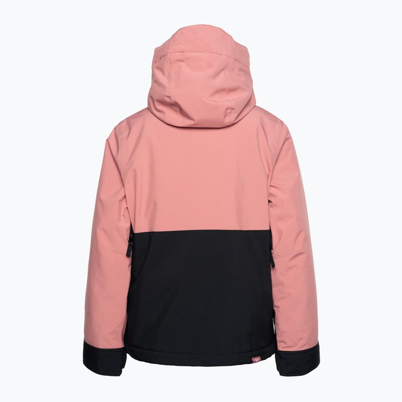 Giacca da snowboard per bambini ROXY Shelter Girl dusty rose 5