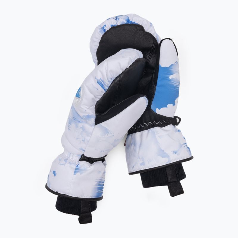 Guanti da snowboard da donna ROXY Flint Creek Mitt nuvole blu azzurro