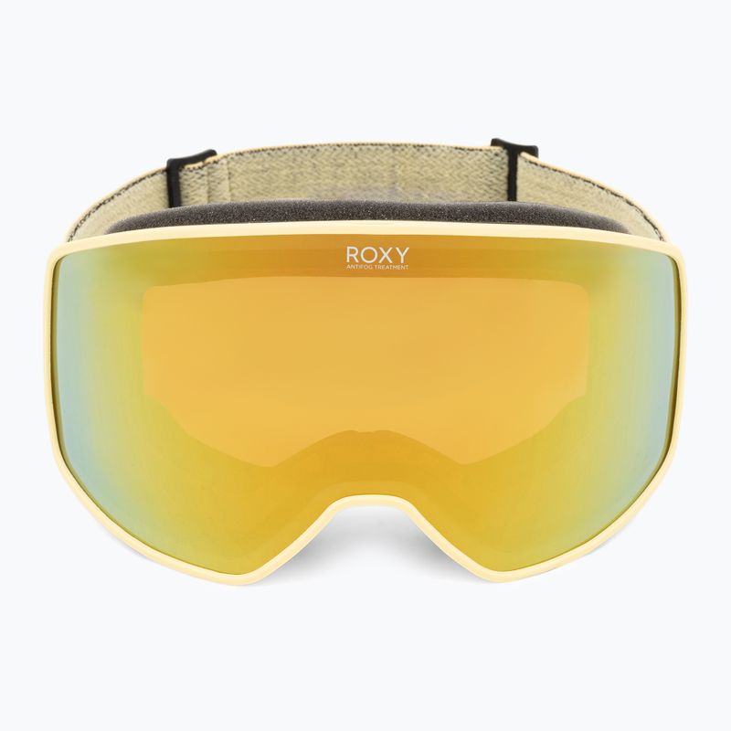 ROXY Storm Occhiali da snowboard da donna oro tramonto/oro ml 2