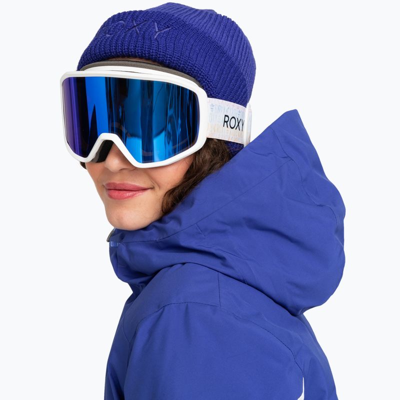 Occhiali da snowboard da donna ROXY Izzy sapin bianco/blu ml 9