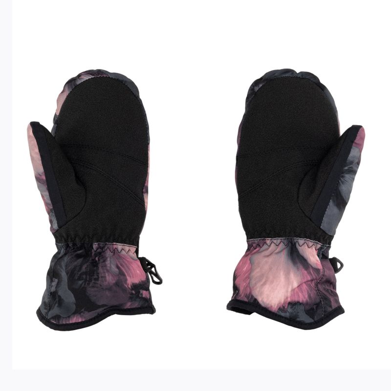Guanti da snowboard per bambini ROXY Jetty Mitt Girl true black pansy rg 2