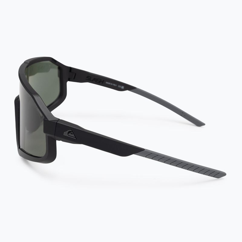 Occhiali da sole da uomo Quiksilver Slash Polarised nero verde plz 4