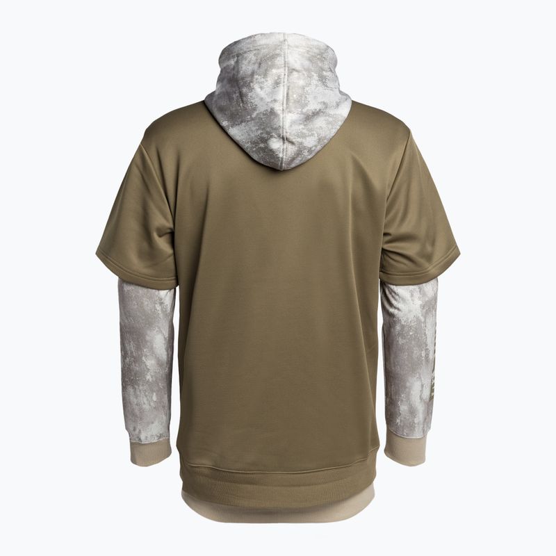 Felpa da snowboard DC Dryden sand stone da uomo 7