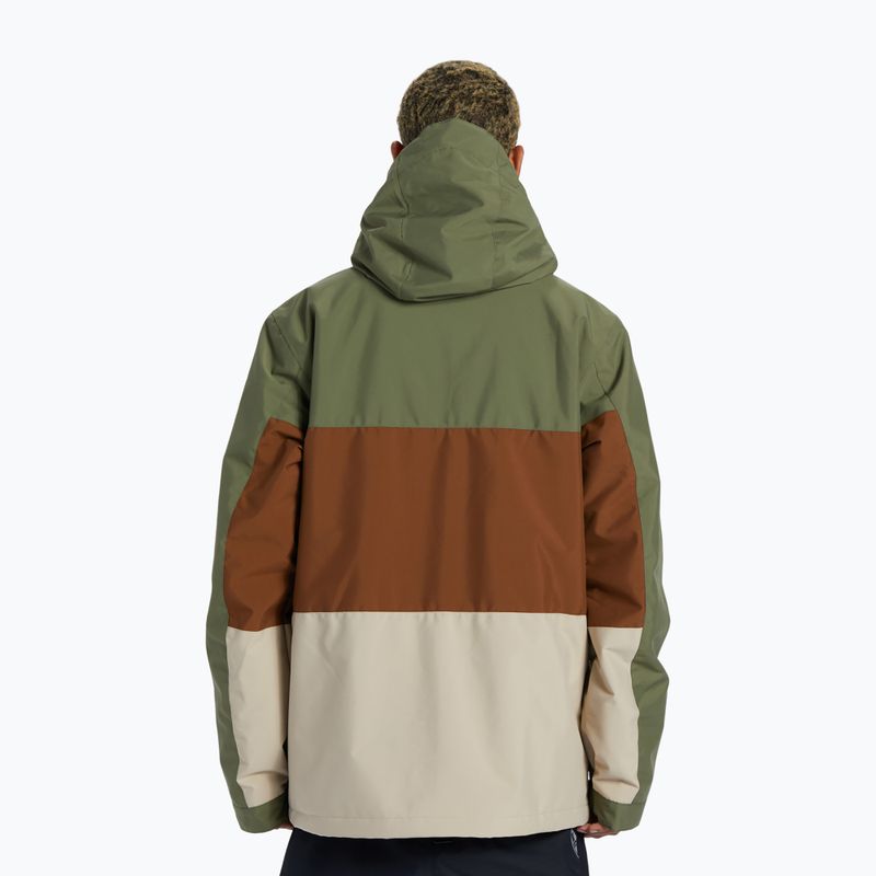 Giacca da snowboard DC Defy four leaf clover da uomo 2