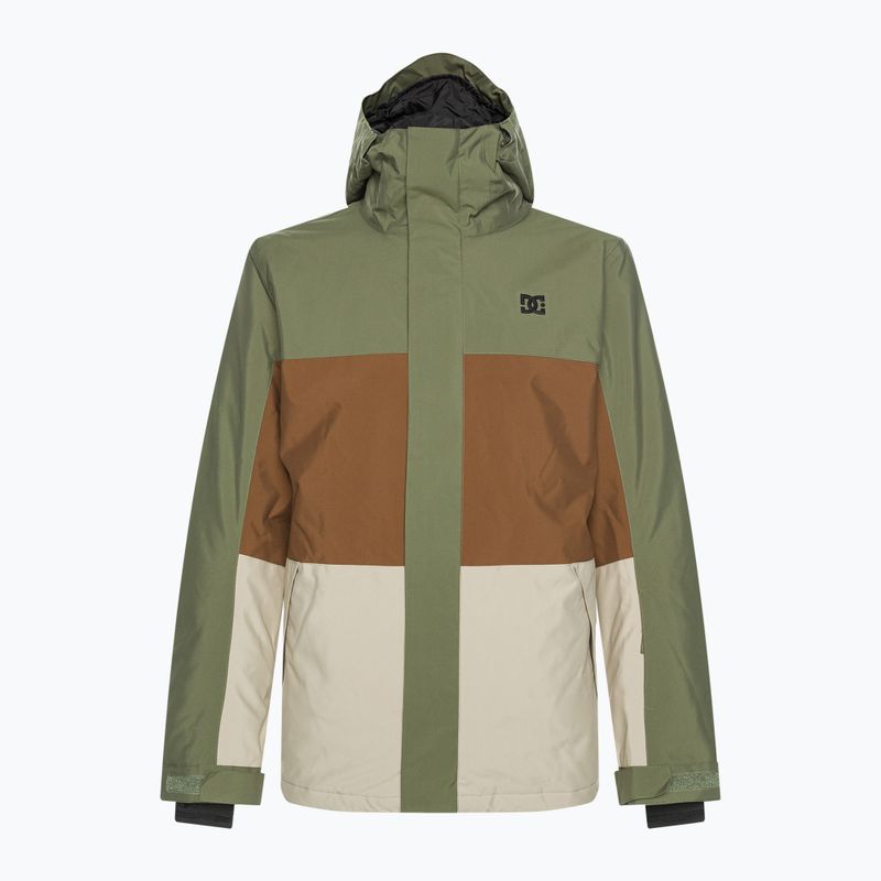 Giacca da snowboard DC Defy four leaf clover da uomo 8