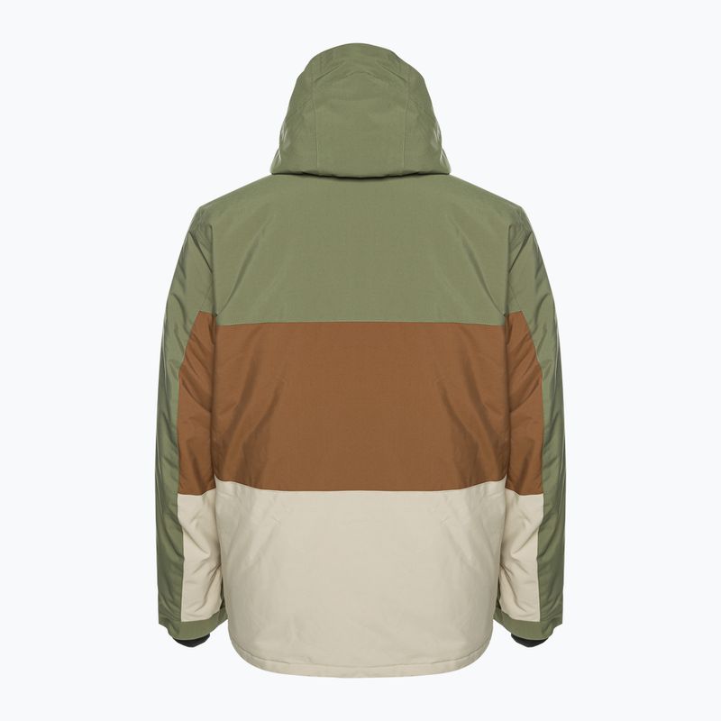 Giacca da snowboard DC Defy four leaf clover da uomo 9