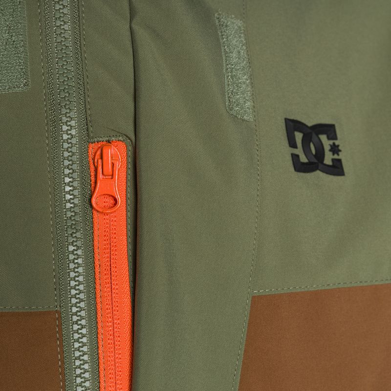 Giacca da snowboard DC Defy four leaf clover da uomo 10