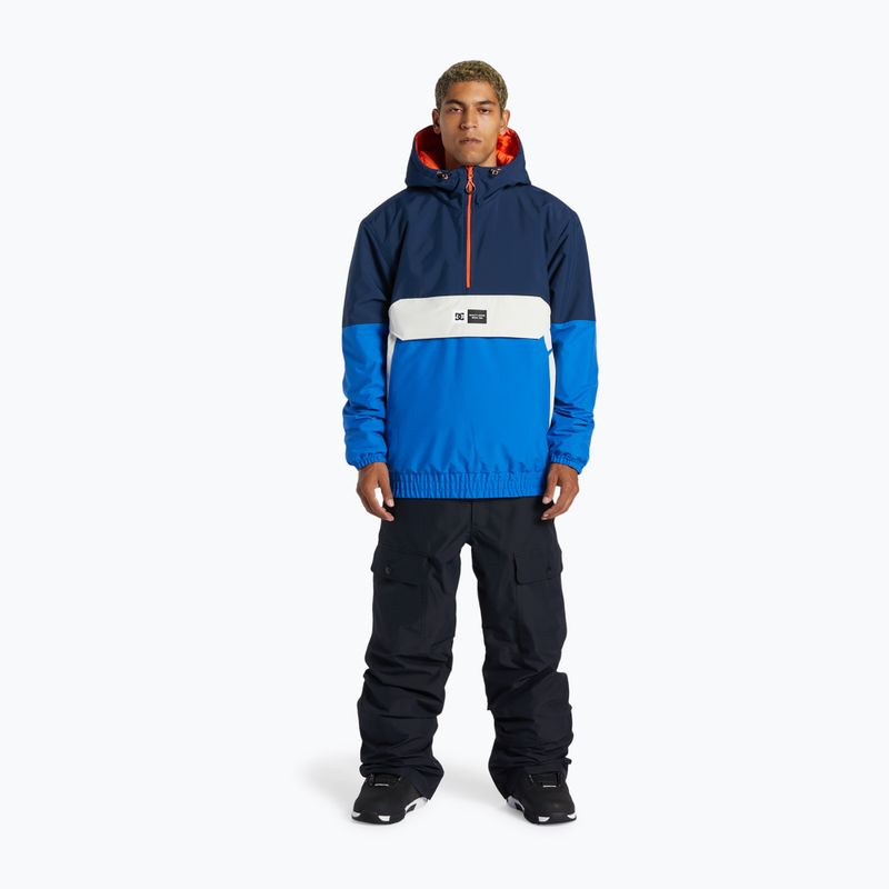 Giacca da snowboard da uomo DC Nexus Reversible Anorak dress blu 2