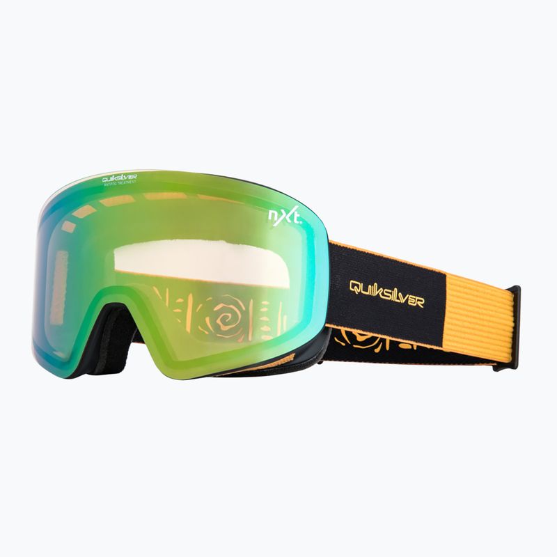 Quiksilver Qsrc Nxt mineralyellow/nxt green occhiali da snowboard 5