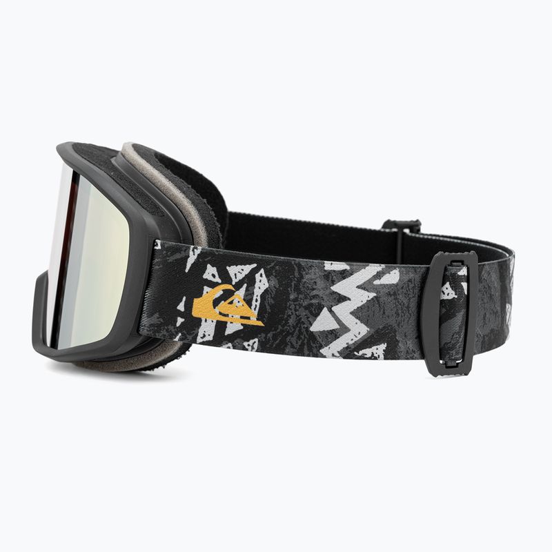 Quiksilver Harper jagged peak nero/oro occhiali da snowboard 4