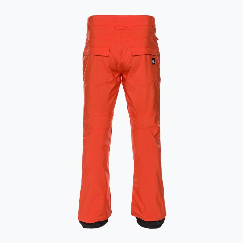 Pantaloni da snowboard Quiksilver Estate da uomo granatina 3