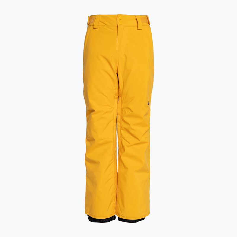 Quiksilver Estate Pantaloni da snowboard per bambini Gioventù giallo minerale 5