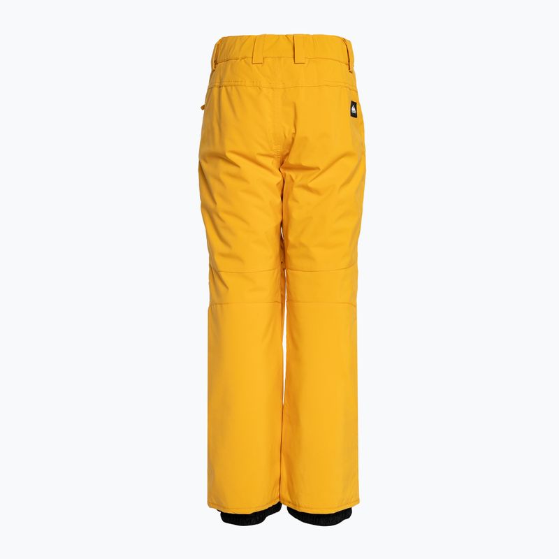 Quiksilver Estate Pantaloni da snowboard per bambini Gioventù giallo minerale 6