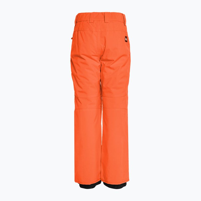 Pantaloni da snowboard Quiksilver Estate Youth granata da bambino 3