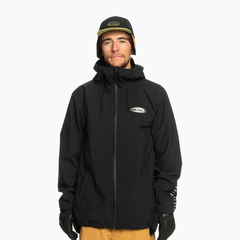 Giacca da snowboard Quiksilver High In The Hood uomo nero vero