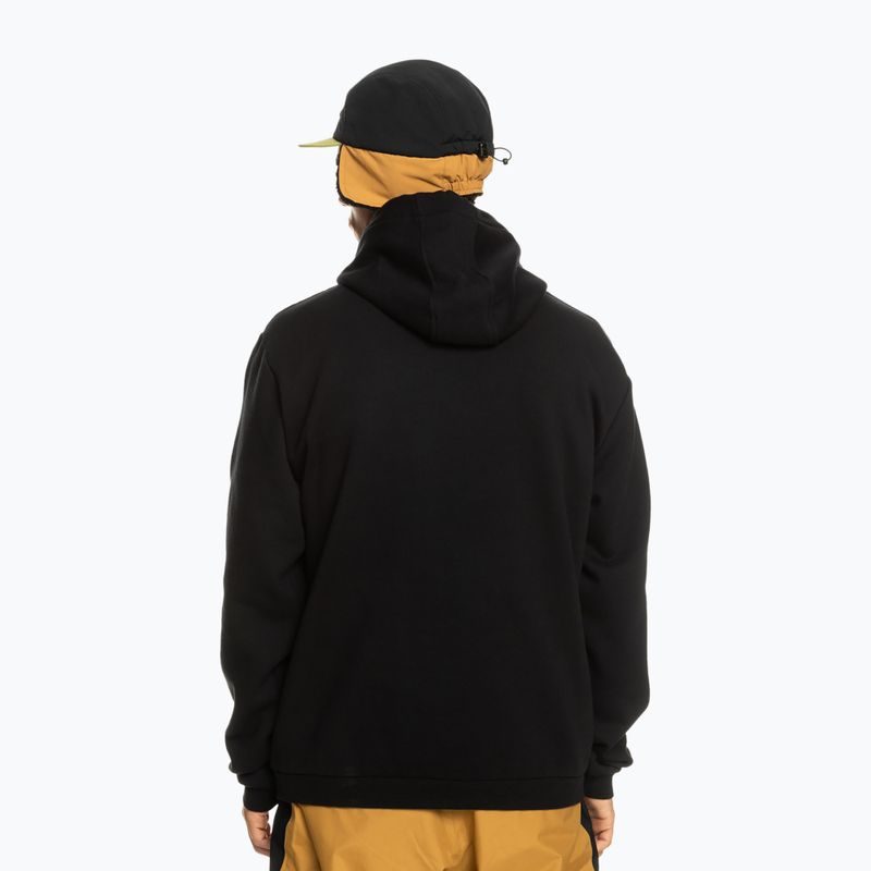 Felpa con cappuccio Quiksilver Big Logo Tech da uomo EQYFT04786 nero vero 3