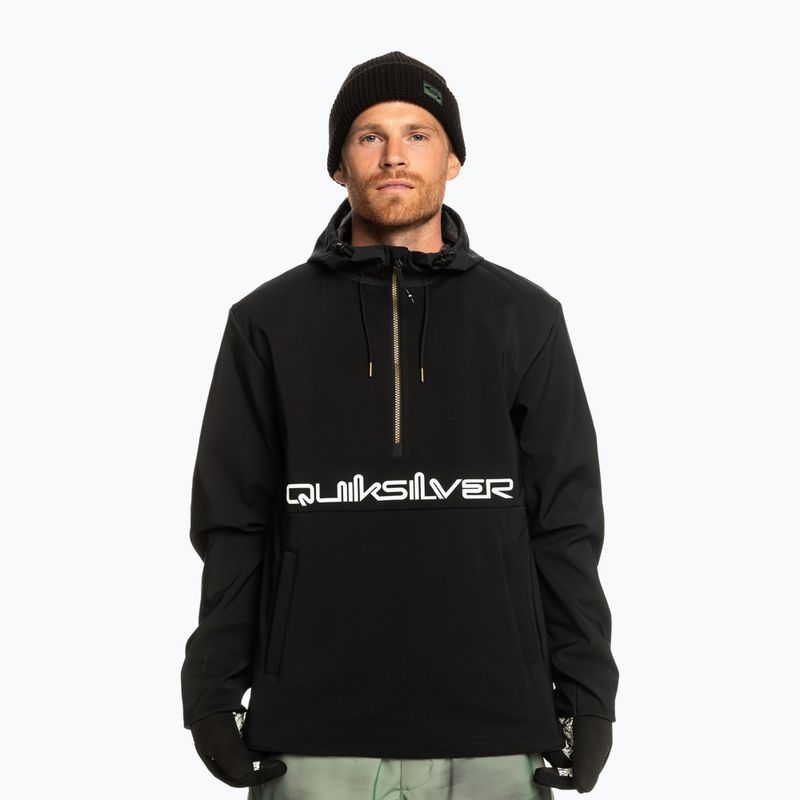 Giacca da snowboard Quiksilver Live For The Ride da uomo nero vero