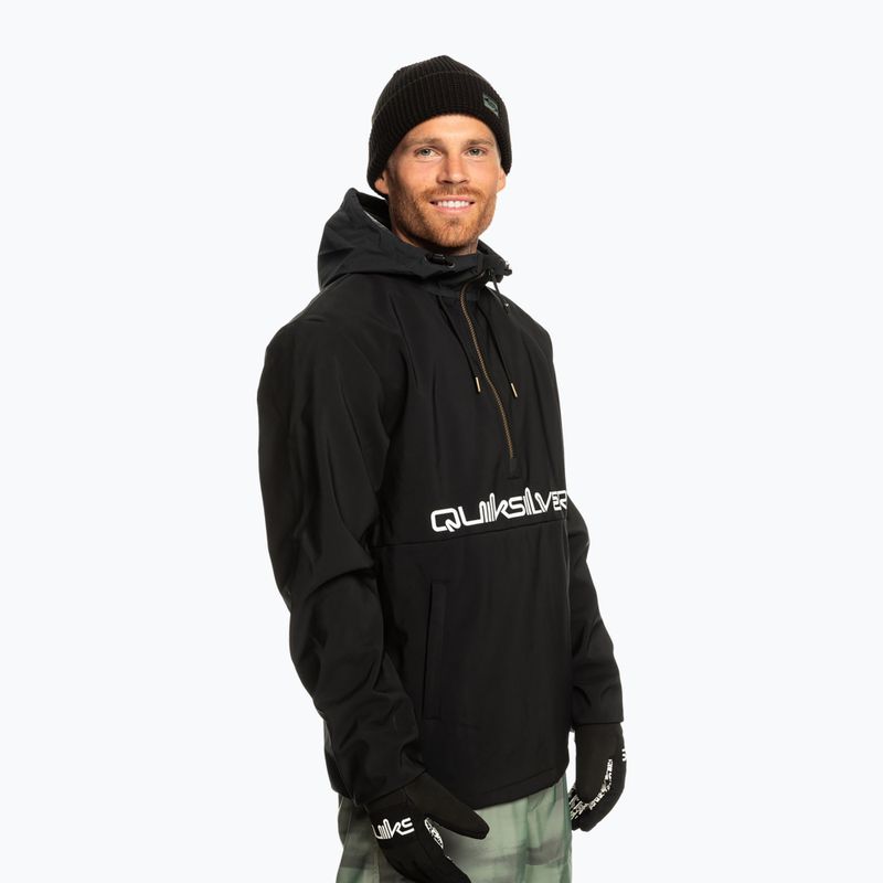 Giacca da snowboard Quiksilver Live For The Ride da uomo nero vero 3