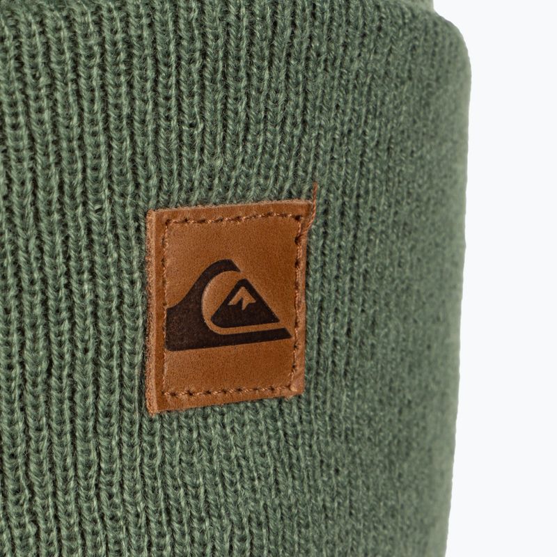 Berretto da snowboard Quiksilver Brigade Beanie da uomo con corona d'alloro 4