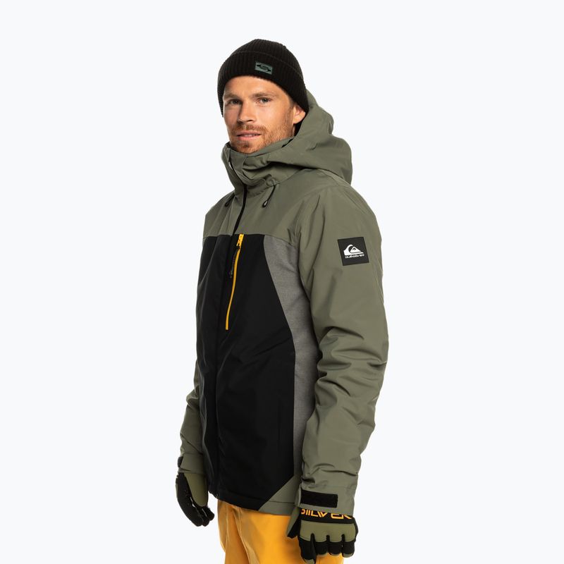 Giacca da snowboard Quiksilver Mission Plus uomo nero vero 2